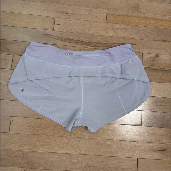 Lululemon Shorts Speed Up Shorts 2.5” in berry mist lilac light purple 10 - Picture 4 of 12